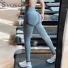 SVOKOR Primavera Allenamento Leggings Donna Senza Soluzione di Continuità A Vita Alta Leggins Fitness Palestra Femminile Sexy Perfect Fit Legging Bubble Butt 211008