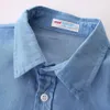 ムーディングドム幼児男の子の衣装長袖ボタンアップシャツ固体ズボンセット子供服セット210615