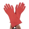 Disposable Gloves 1 Pair Professional 12kv High Voltage Electrical Insulating Rubber Electrician Safety Glove 40cm Accessory