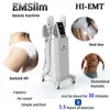 Emslim Machine Muscle Slimming Alta intensidad enfocada electromagnética Ampliar los músculos actuales Trate a tus abdominales Nalgas Brazos de terneros y muslos