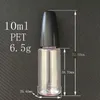 Bouteille d'aiguille transparente PET 10ML15ML avec compte-gouttes long et fin pour accessoires d'huile E liquide DH8370