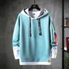 EAEOVNI Letter Printed Mens Hoodies Japanese Style Hip Hop Casual Sweatshirts Streetwear Male Hipster Harajuku Tops 220406