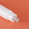 5ml 10ml 15ml Tom vit Airless Lotion Pump Krämflaska för kosmetisk användning Plastspruta parfymflaskor