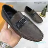 2021 Chaussures de mots de créateurs pour hommes classiques Italie Luxurys Business Robe Mandin à carreau à carreaux Print Mans décontracté