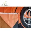 Ucraina FC Shakhtar Donetsk Bandiera 3 * 5 piedi (90 cm * 150 cm) Bandiera EPL in poliestere Bandiera decorazione casa volante bandiera giardino Regali festivi