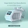 آلة الوجه الأكسجين المحمولة H2O2 فقاعة تنظيف عميق RF إزالة التجاعيد رفع الوجه شد الجلد آلات تجميل التجديد