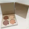 Highlighter Palette 6Colors und 4Kolors Glow Dream Bronzers Highlighterface Blush Pulver Palette Cosmetic Roushes Marke DHL Shi7508284