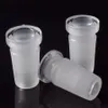 DHL 도매 가격 물 담뱃대 18mm 14mm 남성 10mm 여성 유리 감속기 어댑터 커넥터 다운 시스템 슬릿 디퓨저 물 봉 쿼츠 Banger 그릇에 대 한