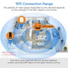 Tuya スマートライフ WiFi ビデオドアベル防水ワイヤレスカメラナイトビジョンアプリ制御コールインターホンビデオアイアパートのドアベルリング電話ホームセキュリティ