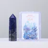 Natural healing crystal quartz arts twelve constellations single-pointed six prism set chakra reiki original stone polished handicraft ornaments