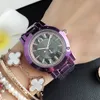 Marque de mode montres femmes filles cristal Style acier métal bande Quartz montre-bracelet P71