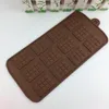 12 Izgaralar Kare Silikon Çikolata Kalıp Tatlı Buz Bloğu Kalıpları Gıda Sınıfı Kek Şeker DIY Kalıpları Mutfak Pişirme Kalıpları BH5347 TYJ