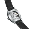 Polshorloges Top prachtige snijwerk mechanisch horloge mannen Steampunk Skeleton Automatisch zelfwind horloges lederen sport 285Z