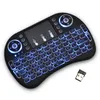 RII Mini i8 Teclado Backlight para Android TV Box Control Remote Control 2.4g Teclado sem fio com Touch Pad para Smart TV PC