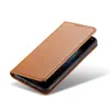 Flip Magnético Casos de couro PU para iPhone 13 12 11 Pro Max mini 7 8 Plus XR x XS Max Luxury Card Slot Slot Capa