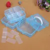 Sacos de Armazenamento 3 Camadas Compartimentos Clear Caixa Container Jóias Bead Organizador Case Plástico Vazio Ferramenta Multifuncional