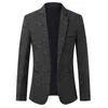 Giacca da uomo Blazer casual Giacca formale da uomo Design Abito da uomo Cappotti Giacca da uomo d'affari Taglie forti 211120