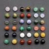 Boule ronde non poreuse de 12 mm sans trou, perles en vrac, breloques en pierre des 7 chakras, guérison Reiki, quartz rose, cabine en cristal pour bricolage, fabrication artisanale, décoration de bijoux, accessoires