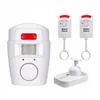 Home Security Alert Infrarotsensor Anti-Diebstahl-Bewegungsmelder-Monitor Drahtloses 105-dB-Alarmsystem + 2 Fernbedienungen