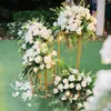 4 pcs /set wedding decoration flower column stand road lead Metal shelf Wedding stage decoration display rack 3 colors Easy to carry
