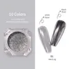 Nail Glitter Holographics Metal Powder Mirror Effect Art Colorful Gel Polish Chrome Dust Decor Pigment Metallic Prud22