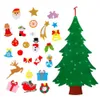 Fengrise sentiu árvore de Natal Papai Noel Feliz Natal decorações para casa brinquedos de crianças ornamento de árvore de Natal y201020