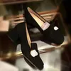 2021 classic designer high heel formal shoes office professional women sexy party size 34-41