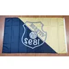Bandiera della squadra di calcio olandese Old SBV Vitesse Nera 3 * 5ft (90 cm * 150 cm) Bandiere in poliestere Banner decorazione volante casa giardino Regali festivi