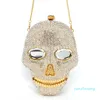 bolso de noche de calavera