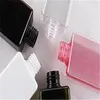 100ml Refillable Empty Plastic Pump Bottles Lotion Storage Container Dispenser for Makeup Cosmetic Bath Shower Gel Shampoo