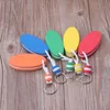 5Pcs Oval Foam Floating Keychain Boating Fishing Surfing Outdoor Sports Keyrings G1019