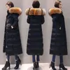 women winter bubble coats down long padded clothes solid color black jacket puffer warm thick parkas 211013