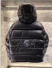 Homens Doule Zipper Design Com capuz para baixo casaco grosso warmecacket Parkas impermeável tamanho preto tamanho 12345