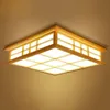 Plafondverlichting Japanse stijl tatami lamp led houten plafondverlichting eetkamer slaapkamer lamp studiekamer theehuis 0033