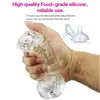 NXY Masturbation Cup Taza Masturbadora De Silicona Para Hombres, Juguetes Sexuales Coño Jell Suave, Vagina Transparente l Glande, Ejercicio Resistencia, 1207