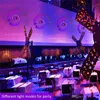 RGB-Spiralloch-LED-Wandleuchten-Effekt Wandlampe mit Fernbedienung bunt für Partybar-Lobby-KTV-Home-Dekoration