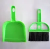 Mini escovas de limpeza de desktop colorido escova e escova de teclado com pequena vassoura dustpan casa canto limpo ferramentas