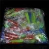 Embouchure colorée en plastique jetable pour fumer pour narguilé arabe Shisha 6 tailles Test Doigt Goutte à Goutte Testeur Embouts Bouche Couverture Emballage Individuel