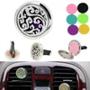 Aromatherapy Home Essential Oil Diffuser For Car Air Freshener Perfume Bottle Locket Clip with 5PCS Washable Felt Pads free shipping RH20215