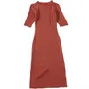 Lente zomer zwarte trui jurk vrouwen korte mouw bodycon kneep mode dames causale gebreide lange robe vertido mujer 210525