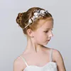 Accesorios para el cabello Linda princesa flor niña boda tocado para niños fiesta de cumpleaños4446378