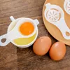 キッチンツールエッグセパレーターホワイト卵黄フィルター仕切りシーブベーキングホルダーDH203