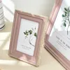 1 Pcs Resin Style Po Frame For Table Modern 14 Colors Picture Frames Home Decor Delicacy Picture Frame Hanging Po Frame 210611