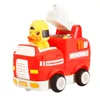 B. Canard petit canard jaune enfants dessin animé électrique pelle télécommandée camion de pompiers avec effet sonore léger ingénierie voiture jouet