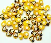 500 PCS / Lote Mini Bee De Madeira Bee Beebug Ladybird Ladybird Ima De Geladeira Enfeites De Miniatura Adesivo Da Janela Da Parede Adesivo Musgo Garrafa Desktop Decor DH8585