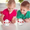 Fidget Flash Toy Kids Top Doll Rotera Bubble Game Påsk Jul Fidgets Spinning Spinner Tumbler Snowman med Ljus Stress Relief Toys