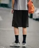 Heren shorts losse sport mode zomer rechte mannelijke korte broek harajuku grijs zwart pluk maat 5XL