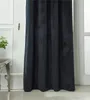 Velvet black curtains curtains for living room luxury 100% blackout brand high quality with rings Kitchen bedroom Window decorat