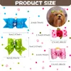 Nœuds de cheveux pour petits chiens faits à la main, 10 pièces/lot, bande en caoutchouc, pinces à cheveux pour chat, Boutique, saint-valentin, accessoires de toilettage pour chiens de compagnie, produit