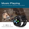 V8 Smart Watch Wristband med 0,3 M Camera Sim IPS HD Full Circle Display Klockor för Android System med låda